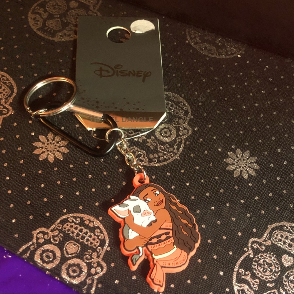 Disney Moana travel dangle keychain